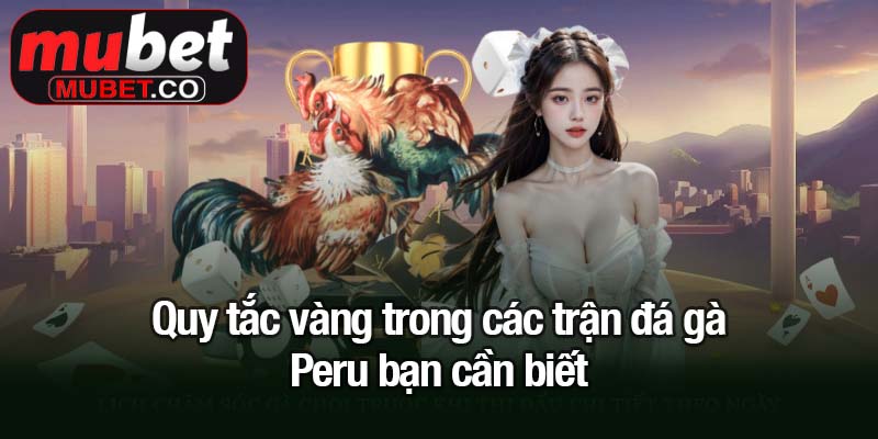 Đá gà Peru - Trận đấu kịch tính thu hút triệu kê thủ Mubet 2 Quy tắc vàng trong các trận đá gà Peru bạn cần biết